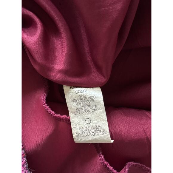 VTG Anna Sui Wool Skirt Sz 4 - Picture 5 of 5